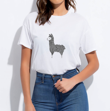 Doodle Alpaca T-Shirt